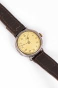 A silver cased Rolex wristwatch
