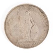 A Victorian silver Trade dollar