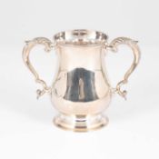 A Victorian silver loving cup