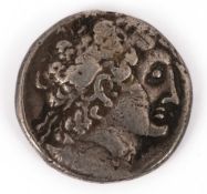 An Ancient Greek Ptolemaic tetradrachm