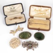 A collection of Victorian and later jewellery