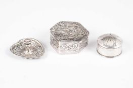 A Victorian miniature silver chamber candlestick