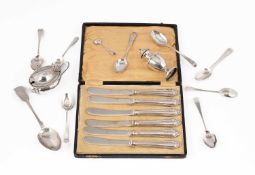 A quantity of silver