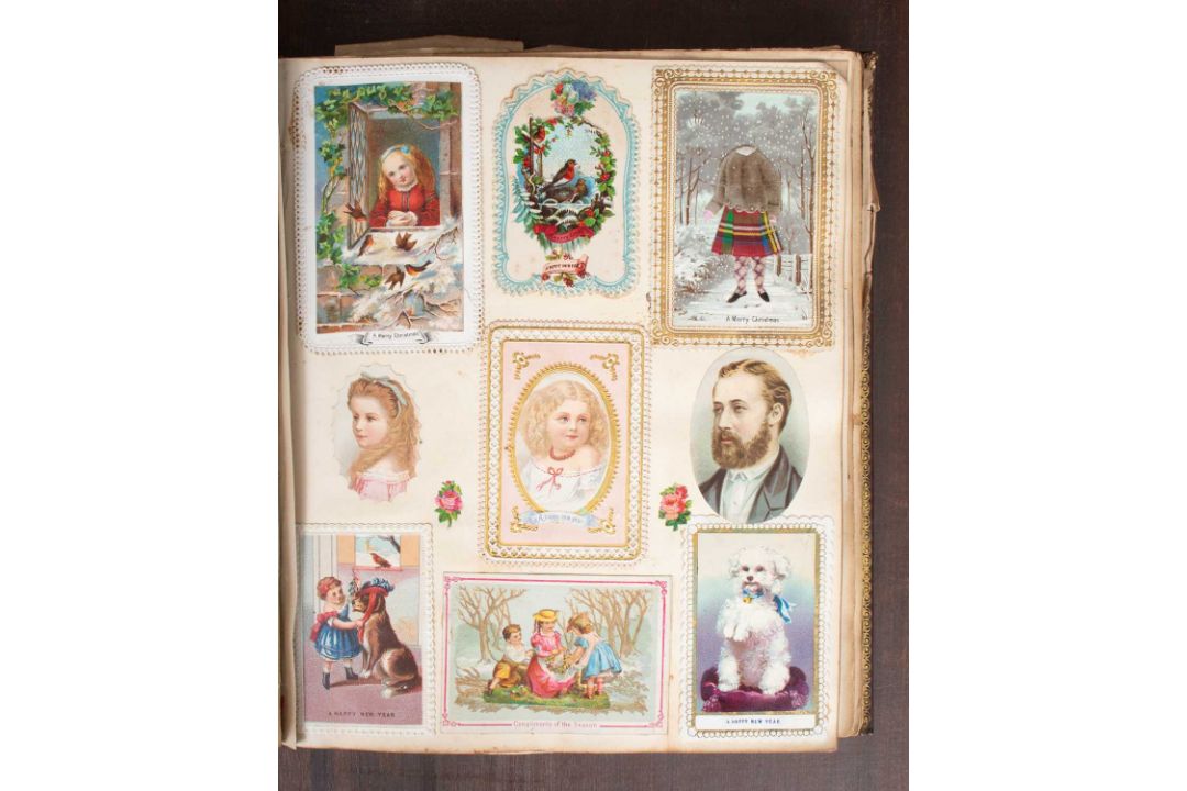 A Victorian scrap album - Image 3 of 4