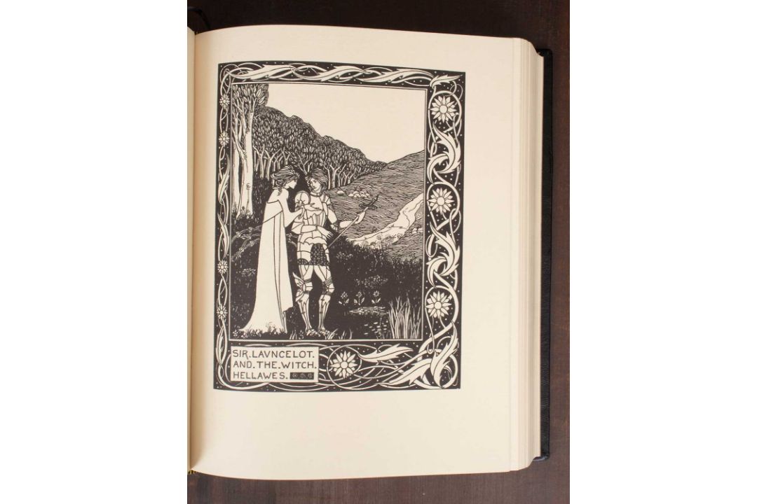 [Folio Society, Aubrey Beardsley, illustrator] Malory (Sir Thomas) Le Morte Darthur] - Image 3 of 4