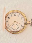 Goldene Taschenuhr Teutonia 14K Gold