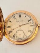 Goldene Taschenuhr Louis Grisel 14K Gold
