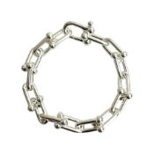 TIFFANY & Co. Tiffany HardWear Large Link Bracelet in Sterling Silver, Chain Bangle, 26439
