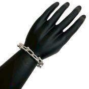 TIFFANY & Co. Tiffany HardWear Large Link Bracelet in Sterling Silver, Chain Bangle, Silver 925, 940