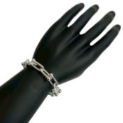 TIFFANY & Co. Tiffany HardWear Large Link Sterling Silver 925 Bracelet Chain Bangle 31619