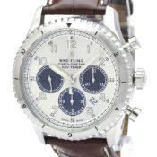 BREITLING Navitimer 8 Chronograph Steel Automatic Mens Watch AB0117 Polished