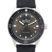 Blancpain Fifty Fathoms Bathyscaphe Watch, Stainless Steel 5100B-1110-B52A Automatic Men\'s Unused, 