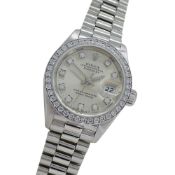 Rolex Datejust 69136G E-serial, Ladies\' Watch, Brand Name, 10P Diamond Bezel, Automatic Movement, P
