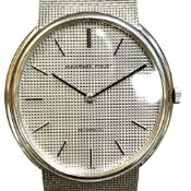 Audemars Piguet round watch, total weight 82.1g, 18K gold case, automatic movement, silver dial.