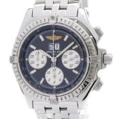 BREITLING Crosswind Special Steel Automatic Mens Watch A44355 Polished