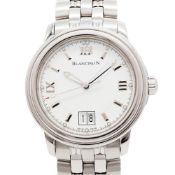 Blancpain Leman 2150-1127-71 White Dial Men\'s Watch