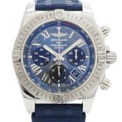 Breitling Chronomat 44 JSP AB0115 Blue Dial Men\'s Watch