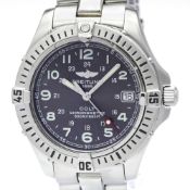 BREITLING Colt Stainless Steel Quartz Mens Watch A74350 Polished