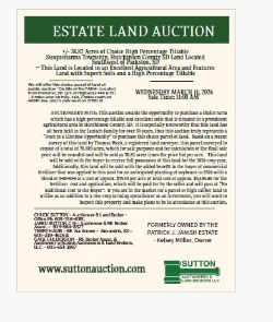 Janish - +/-78.82 Acres of Choice Tillable Susquehanna Twp., Hutchinson Co., SD Land