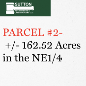 PARCEL #2 - +/-162.52 Surveyed Acres of Ward Twp., Moody Co., SD Land