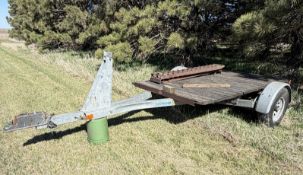 HM Trailer made from Escort Boat Trailer