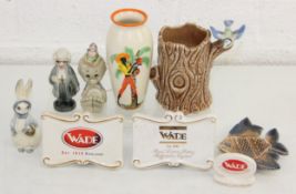 Wade - Selection of collectibles to include Pogo Possum, Lawyer, Mrs Rabbit [blue bonnet], fruit
