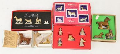 Wade Whimsies - Vintage boxed sets to include set 5: Horses, Set 7: Pedigree Dogs, Horse Set 1, Dogs