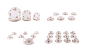 A Royal Worcester Roanoke pattern part tea, coffee and dinner service.