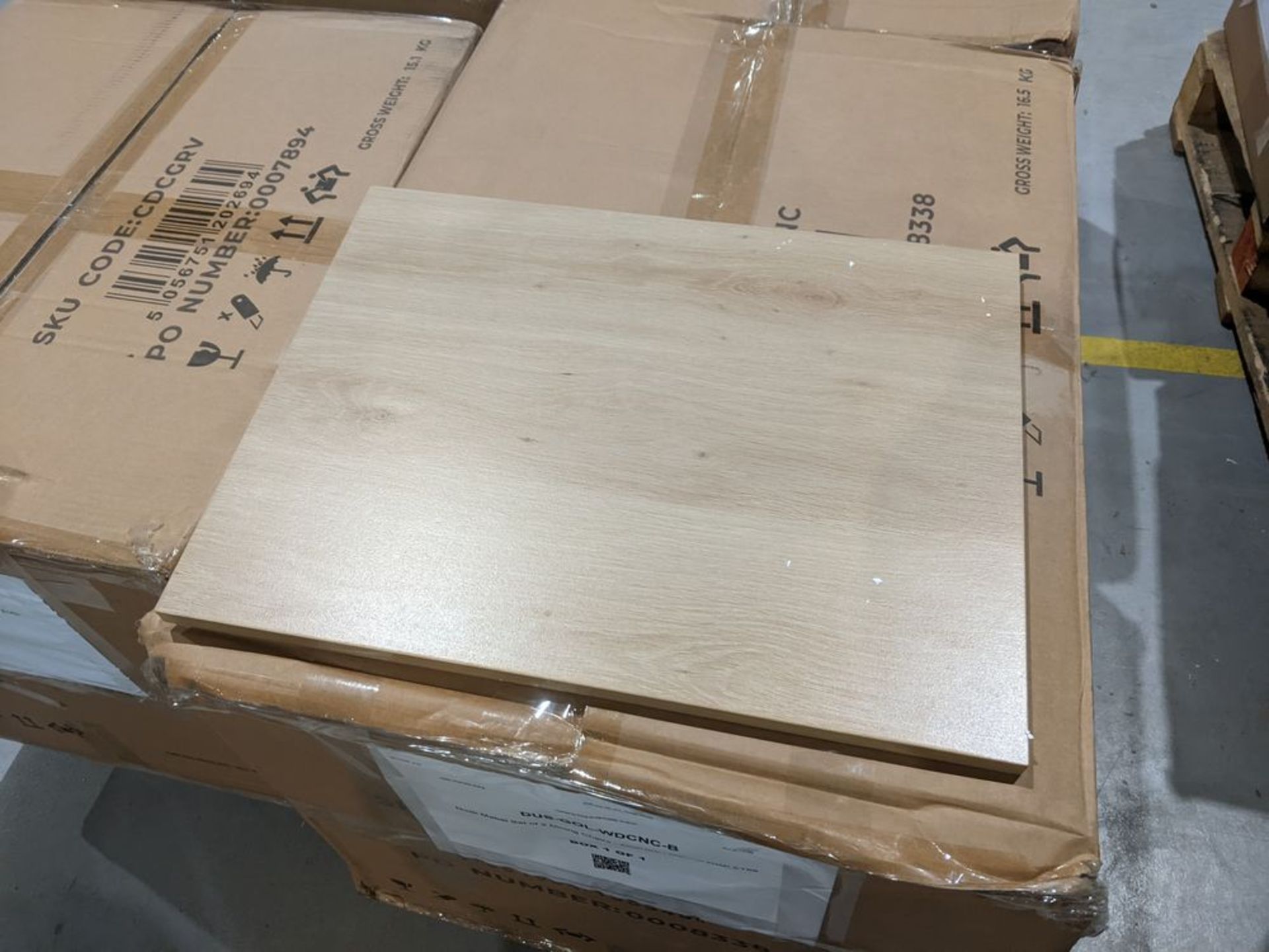 Grade-B ref LOT403 Dusk Isla 2 Drawer Bedside Table - Natural RRP œ170 - Image 4 of 4