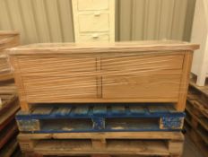 Roseland Furniture London Oak Large Smart TV Stand RRP £225