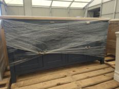 Roseland Furniture Farrow Navy Extra Large Sideboard RRP £400