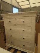 Roseland Furniture Colette 2 Over 3 Chest Of Drawers RRP £370