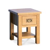 Roseland Furniture Surrey Oak Lamp Table RRP £85