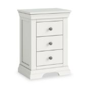 Roseland Furniture Colette 3 Drawer Bedside Table RRP £140