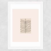 East End Prints East End Prints Organics by Flower Love Child 25x30 Black Framed Art Print RRP £50.0