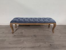 Dreams Dreams Sienna Beau Bench Blue velvet RRP £499 RRP £499