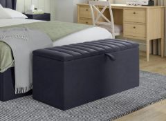 Dreams Octavia Blanket Box Navy RRP £166