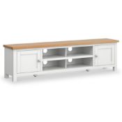 Roseland Furniture Farrow Charcoal Extra Wide Tv Unit RRP £310