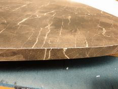 Dusk Azra Nesting Coffee Tables - Brown Marble Effect RRP £199
