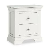 Roseland Furniture Colette 2 Drawer Bedside Table RRP £170