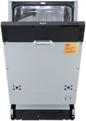  Bush DWSLEINT94W Slimline Integrated Dishwasher RRP œ199
