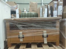 Roseland Furniture Surrey Oak Corner TV Stand RRP Â£240