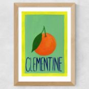 East End Prints East End Prints Clementine by Susie Miller 30x40 Black Framed Art Print RRP Â£60.00