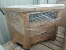Roseland Furniture Zelah Oak Corner TV Stand RRP Â£300