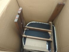 Roseland Furniture Colette 2 Drawer Bedside Table - Cream RRP Â£125