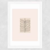 East End Prints East End Prints Organics by Flower Love Child 25x30 Black Framed Art Print RRP Â£50.