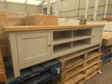 Roseland Furniture Farro Grey Extra Wide TV Unit RRP Â£300