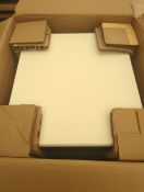 Roseland Furniture Porter 2 Drawer Narrow Bedside Table RRP Â£105