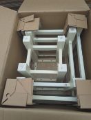 Roseland Furniture Farrow Cream Nest Of Tables RRP Â£115