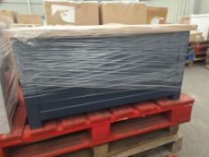 Roseland Furniture Farrow Navy Painted Blanket Box RRP Â£150